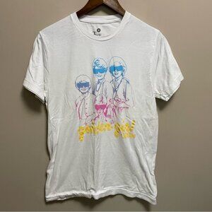 Golden Girl Crew White Graphic T-Shirt Women’s Medium EUC